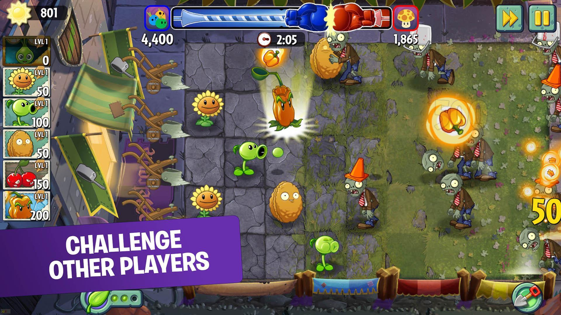 植物大战僵尸2pvz2无限金币无限钻石太阳