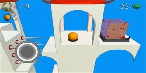 跳跃小橙球游戏